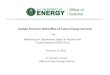 Update’from’the’DOE’Oﬃce’of’Fusion’Energy’Sciences’ from DOE.pdfEPR Portfolio – FY 2013 President’s Budget Stellarators Wisconsin (Anderson) $1573K Wisconsin