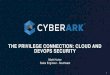 THE PRIVILEGE CONNECTION: CLOUD AND DEVOPS SECURITY Hurter - CyberArk... · Google Cloud IAM / KMS Docker Secrets Kubernetes Secrets OpenShift Secrets. THE ATTACKERS OPPORTUNITY: