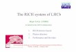 The RICH system of LHCbThe RICH system of LHCblhcb-doc.web.cern.ch/lhcb-doc/presentations... · RICH1 θ C (mrad) 150 100100 50 C 4F 10 gas CF gas 53 mrad 32 mrad RICH2 0 1 10 100