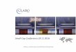 Diapositiva 1 - clabo.it · 29-11-2016  · 60° «Strategic Guidelines and 2017-2020 Business plan» 6 2017 –2020 Strategic Guidelines: Clabo Mission Statement To strengthen our