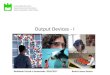 Output Devices - Isweet.ua.pt/bss/aulas/RVA-2016/RVA-Output-2016-I.pdf · 'binocular vision , 'binocular depth perception' , 'stereoscopic depth perception' • Stereopsis is the