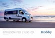 Furgonati Vantana ISTRUZIONI PER L´USO I - Hobby Caravan · 2020-06-16 · Introduzione Cari camperisti Ci congratuliamo con Voi per l'acquisto del Vostro nuovo furgonato HOBBY
