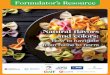 Natural flavors and colors · 2019-05-20 · 5 Formulator’s Resource Natura olo avor ita agazine Ma 2019 Natural flavors and colors But today’s consumers, who care deeply about