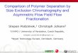 Comparison of Polymer Separation by Size ... Comparison of Polymer Separation by Size Exclusion Chromatography