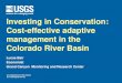 Investing in Conservation: Cost-effective adaptive ......Investment in Conservation* Management Strategies (control) Hypotheses Temperature (Weight 33%) Predation (Weight 33%) Combination