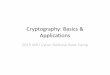 Cryptography: Basics & Applications · • If m is always much larger than y, h is a compression function • Form some special compression function h, it is hard to find any pair