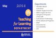 2018 Departments May Standard- Based Instruction Student ......emphasis on content, lowering scholars affective filter, which results in… • Increased scholar engagement & motivation
