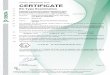 CERTIFICATE · CERTIFICATE (1) EC-TypeExamination (2) Equipment and protective systems intended for use in potentially explosive atmospheres -Directive 94/9/EC (3) EC-Type Examination