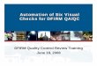 Automation of Six Visual Checks for DFIRM QA/QC New QA/QC ProcessNew QA/QC Process ¢â‚¬¢ After completing