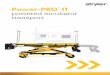 Power-PRO IT brochure · 2020-06-27 · Stryker Power-PRO technology makes delicate transfers easier. Stop heavy lifting. The Power-PRO IT incubator transport cot provides stability