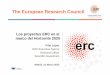 The European Research Council - Ars Civilis · International, top level peer-review. ... Interdisciplinary projects : justification paragraph in partB1 Changes in the panel descriptors