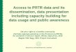 Access to PRTR data and its dissemination, data ......Access to PRTR data and its dissemination, data presentation including capacity building for data usage and public awareness Get