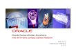 Oracle Contact Center Anywhere: The AllThe All-in-One Contact Center … · 2008-06-10 · • Contact center ... • Call, caller, and IVR data collected for CTI-enabled application