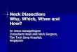 Neck Dissection: When, Why and How? - Jeeve Kanagalingam › pdf › lectures › Neck... · Functional Neck Dissection was described by Suarez in 19631 Bocca popularised this, published