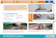 (these are most commonly O-ring Fixing a eaking ap …...Fixing a Leaking Tap Page 01 homehardware.com.au Call 1300 889 449 to find your nearest store D.I.Y. FIXING A LEAKING TAP A