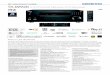 2017 NEW PRODUCT RELEASE TX-RZ920 9.2-Channel Network … › wp-content › uploads › 2019 › ... · A/V receiver that’s crafted top-to-bottom for complete audio-visual immersion