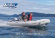 2015 INFLATABLE BOATS - Defender › pdf › Achilles_2015_catalog.pdf · New for 2015! AND RESCUE BOATS ACHILLES RIVERBOATS HB-310AL Our first aluminum-hulled inflatable tender incorporates