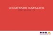 ACADEMIC CATALOG 2018-2019/media/files/undergrad/nhia_academic-catalog.pdf · ACADEMIC CATALOG PAGE 2 OF 32 ACADEMIC CATALOG 2018-2019 MISSION To educate, engage, and empower through