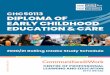 CHC50113 DIPLOMA OF EARLY CHILDHOOD …...CHCECE026 Work in partnership with families to provide appropriate education and care for children This module focuses on the skills and knowledge