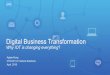 Digital Business Transformationsoiconsortium.eu/wp-content/uploads/2017/05/Cisco_SOI.pdf · Aglaia Kong CTO/VP, IoT Vertical Solutions April, 2016 Digital Business Transformation