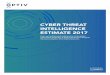 CYBER THREAT INTELLIGENCE ESTIMATE 2017€¦ · 2017 THREAT LANDSCAPE REPORT Cyber Threat Intelligence 7 8. THREAT ACTORS When security professionals talk about threat actors, they