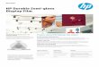 HP Durable Semi-gloss Display Film · 2016-02-18 · Trade show organizers Posters and presentations Delivers up to 1 year in-window, unlaminated display ... HP Durable Semi-gloss