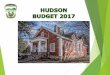 Présentation du budget 2017 Presentation of 2017 budget · 2017-05-25 · Presentation of 2017 budget ... BUDGET 2017 Rôle 2017 - Évaluation de 1.1 milliard Role 2017- Assessed