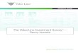 The Value Line Investment Survey Savvy Investor · Product Guide — The Value Line Investment Survey — Savvy Investor 2 CHAPTER 1 Getting Started PRODUCT OVERVIEW The Value Line