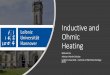 Inductive and Ohmic Heating...• Workedon two projects: Inductive and Ohmic heating • Learn how to use a simulation and design software programANSYS • Created 2D & 3D models and