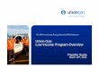 Union Gas Low Income Program Overvie · 2015-03-06 · Union Gas | Program Overview: Helping Homes Conserve 4 Target Market • Income is at or below 135% LICO • Occupants of single