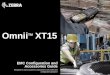 OmniiTM XT15...XT15 Configuration and Accessories Guide •XT15/WAP4 Positioning Strategy Webinar & presentation with use-case driven approach Partner Central XT15 Series Find Product