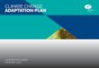 CLIMATE CHANGE ADAPTATION PLAN · “Climate change involves complex interactions and changing likelihoods of diverse impacts.” (IPCC 2014) Uncertainty surrounds the potential impacts