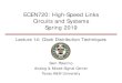 ECEN720: High-Speed Links Circuits and Systems …ece.tamu.edu › ~spalermo › ecen689 › lecture14_ee720_clk...Sam Palermo Analog & Mixed-Signal Center Texas A&M University ECEN720:
