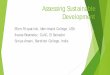 Assessing Sustainable Development › sites › ceval › files › conference-2019... · 2019-10-02 · Sustainable Development: process of social change that tackles structural