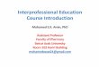 Interprofessional Education Course Introduction › BAUUpload › Library › Files... · PDF file WHPA* Statement On Interprofessional Collaborative Practice Effective interprofessional