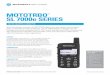 MOTOTRBO 7000e SERIES€¦ · Pocket-sized and with a smooth outline, the radios feature a full ... in noisy environments, and 280-character text messaging simplifies ... portfolio