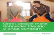 Great people make Schneider Electric a great company · Great people make Schneider Electric a great company schneider-electric.jobs. 2 I schneider-electric.jobs Our mission is to