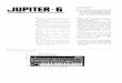 Jupiter-6 Owner's Manual - Synthfool › docs › Roland › Roland_Jupiter6 › ... · Roland Jupiter-6 Owner's Manual Keywords: Roland, Jupiter-6, Manual, synthesizer Created Date: