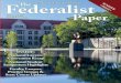 Federalist The The Magazine of the Federalist Society · 2017-09-13 · Juli Nix, Director of Conferences Maria Marshall, Associate Director Sarah Landeene, ... Campaign Finance &