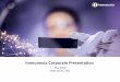 Immunovia Corporate Presentation › wp-content › uploads › 2020 › 05 › ... · oral presentation (collectively, the “Information”). The Information has been prepared and