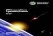 2011 Commercial Space Transportation Forecasts · of 28.6 commercial space launches worldwide from 2011 through 2020. The combined forecasts are an increase of 3.6 percent compared