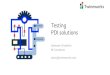 Testing PDI solutions - Jortillesblog.jortilles.com/wp-content/uploads/2017/11/Slawomir... · 2017-11-22 · Data Fixtures Twineworks •Data Fixtures –sets of test data, encoded