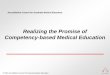 Realizing the Promise of Competency-based …...Competency-Based Medical Education • Is an outcomes-based approach to the design, implementation, assessment and evaluation of a medical