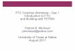 FTC Coaches Workshop - Day 1 Introduction to FTC and Building …roboplex.org/wp/wp-content/uploads/2017/08/ftc2017-part1... · 2017-09-19 · LEGO elements Ages 9-14 32,000 teams