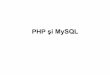 PHP şi MySQLvictoria.iordan/EWD/Curs10.pdf · proiectarea bazelor de date poate fi tratată algoritmic • utilizeazăun limbaj standardizat de interogare a bazei de date numit SQL