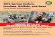 Arizona Game and Fish Department 2013 Spring Turkey, · 2013 Spring Turkey, Javelina, Buffalo, and Bear Hunt Draw Information To report violators, call the Department’s Operation