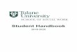 Student Handbook - Tulane School of Social Work...Newcomb College Tulane University . For grade and other academic complaint procedures, all undergraduate students enrolled in undergraduate