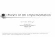 Phases of RtI Implementationpages.uoregon.edu/spsy/Workshops/Phases U of O 2007.hos.pdf · Phases of RtI Implementation University of Oregon W. David Tilly III. Heartland Area Education