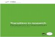 Transiti on in research Research in transiti on · The Research unit Transition Energy and Environment (TEM) is the VITO niche in which ‘transitions’ and ‘transition management’