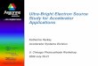 UltraBright Electron Source Study for Accelerator ... · – XPS to study surface chemistry insitu – Heat/cool sample (1000C/140K) Eventual upgrade (2nd UHV chamber) – Scanning
